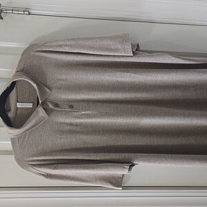 STYLUS BRAND MENS BIG & TALL LIGHT BROWN SHORT SLEEVES POLO SHIRT SIZE XXL